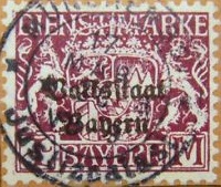 Timbre Royaume de Bavière (1849-1920) Y&T N°SE42A