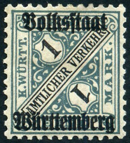 Timbre Royaume de Wurtemberg (1851-1924) Y&T NSE112