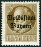 Timbre Royaume de Bavière (1849-1920) Y&T N°116A