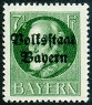 Timbre Royaume de Bavière (1849-1920) Y&T N°118A