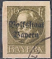 Timbre Royaume de Bavière (1849-1920) Y&T N°125B