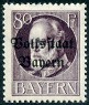 Timbre Royaume de Bavière (1849-1920) Y&T N°129A