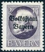 Timbre Royaume de Bavière (1849-1920) Y&T N°131A
