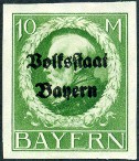 Timbre Royaume de Bavière (1849-1920) Y&T N°134B