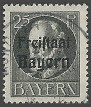 Timbre Royaume de Bavière (1849-1920) Y&T N°158A