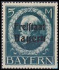 Timbre Royaume de Bavière (1849-1920) Y&T N°168A