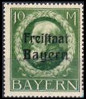 Timbre Royaume de Bavière (1849-1920) Y&T N°169A