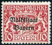 Timbre Royaume de Bavière (1849-1920) Y&T N°SE33