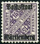 Timbre Royaume de Wurtemberg (1851-1924) Y&T NSE105