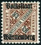 Timbre Royaume de Wurtemberg (1851-1924) Y&T N°SE107