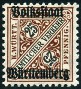 Timbre Royaume de Wurtemberg (1851-1924) Y&T NSE107