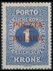 Timbre Pologne Y&T NTA8