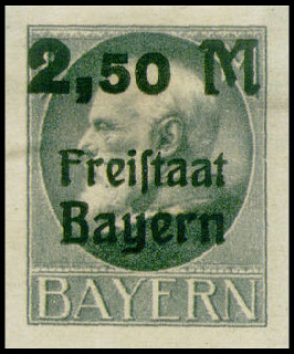 Timbre Royaume de Bavière (1849-1920) Y&T N°176B