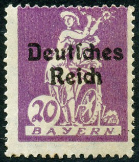 Timbre Royaume de Bavière (1849-1920) Y&T N°199