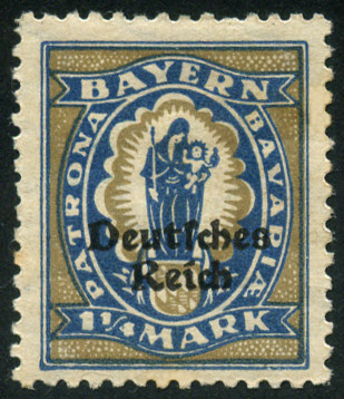 Timbre Royaume de Bavière (1849-1920) Y&T N°207