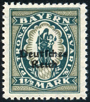 Timbre Royaume de Bavière (1849-1920) Y&T N°208