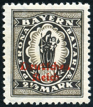 Timbre Royaume de Bavière (1849-1920) Y&T N°210