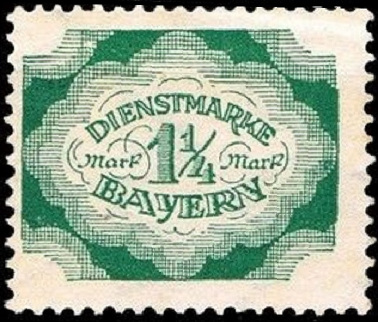 Timbre Royaume de Bavière (1849-1920) Y&T N°SE56
