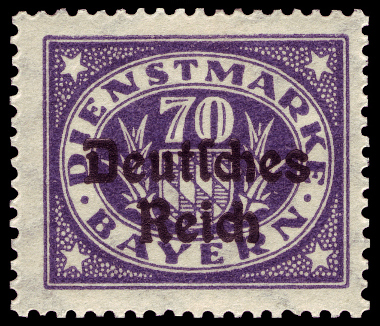 Timbre Royaume de Bavière (1849-1920) Y&T N°SE69