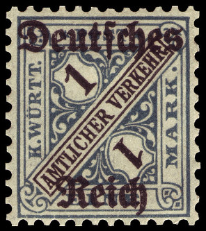 Timbre Royaume de Wurtemberg (1851-1924) Y&T NSE142