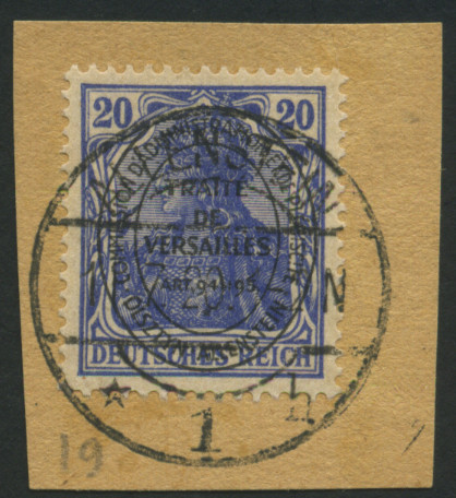 Timbre Olsztyn, Allenstein (1920) Y&T N°19