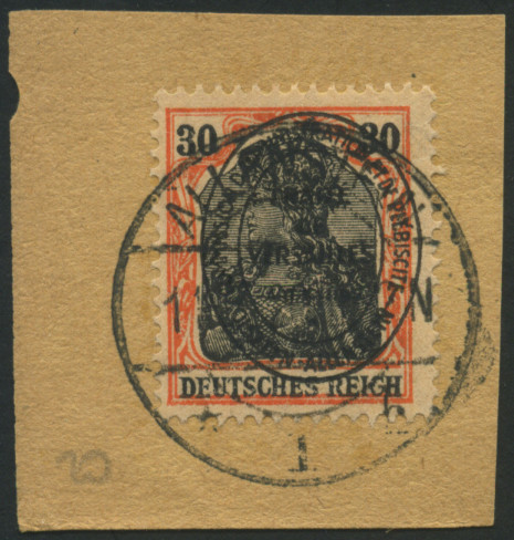 Timbre Olsztyn, Allenstein (1920) Y&T N20