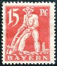 Timbre Royaume de Bavière (1849-1920) Y&T N°179