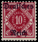 Timbre Royaume de Wurtemberg (1851-1924) Y&T N°SE131