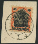 Timbre Olsztyn, Allenstein (1920) Y&T N6