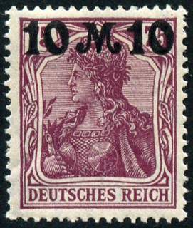 Timbre Empire allemand (1872-1945) Y&T N137