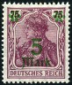 Timbre Empire allemand (1872-1945) Y&T N136