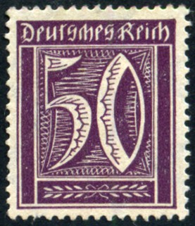 Timbre Empire allemand (1872-1945) Y&T N166