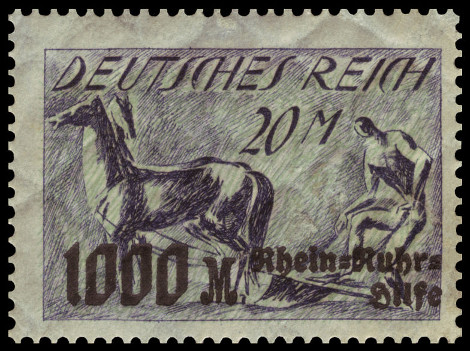 Timbre Empire allemand (1872-1945) Y&T N251B