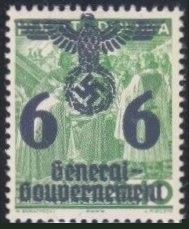 Timbre Pologne, occupation allemande Y&T N°32 Timbre Pologne, occupation allemande Y&T N°32