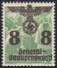 Timbre Pologne, occupation allemande Y&T N°33 Timbre Pologne, occupation allemande Y&T N°33