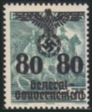  Sello Polska, German occupation Y&T N46