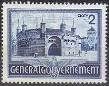 Timbre Pologne, occupation allemande Y&T N°79 Timbre Pologne, occupation allemande Y&T N°79