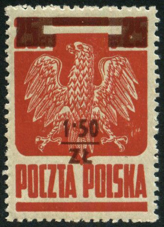 Timbre Pologne Y&T N°431 Timbre Pologne Y&T N°431