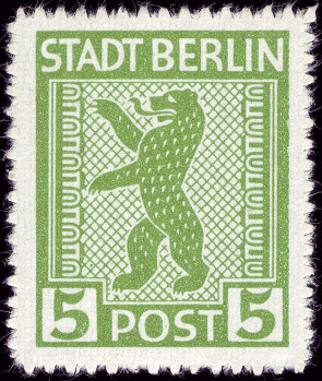  Sello Berlin, secteur sovitique (1945) Y&T N1A