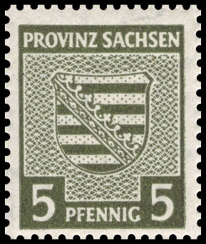 Timbre Saxe (1945-1946) Y&T N�10