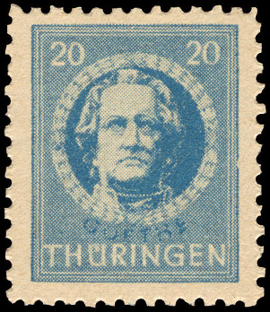 Timbre Thuringe (1945-1946) Y&T N7