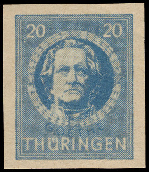 Timbre Thuringe (1945-1946) Y&T N°7nd Timbre Thuringe (1945-1946) Y&T N°7nd