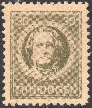 Timbre Thuringe (1945-1946) Y&T N�16