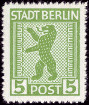  Sello Berlin, secteur sovitique (1945) Y&T N1A