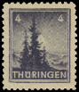 Timbre Thuringe (1945-1946) Y&T N°2 Timbre Thuringe (1945-1946) Y&T N°2