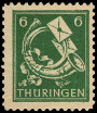 Timbre Thuringe (1945-1946) Y&T N°4 Timbre Thuringe (1945-1946) Y&T N°4