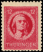Timbre Thuringe (1945-1946) Y&T N°6 Timbre Thuringe (1945-1946) Y&T N°6