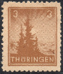 Timbre Thuringe (1945-1946) Y&T N°9 Timbre Thuringe (1945-1946) Y&T N°9