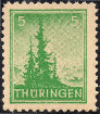 Timbre Thuringe (1945-1946) Y&T N°11 Timbre Thuringe (1945-1946) Y&T N°11
