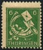 Timbre Thuringe (1945-1946) Y&T N°12 Timbre Thuringe (1945-1946) Y&T N°12
